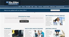 Desktop Screenshot of blueribbonlinen.com